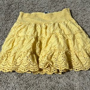 Yellow skirt